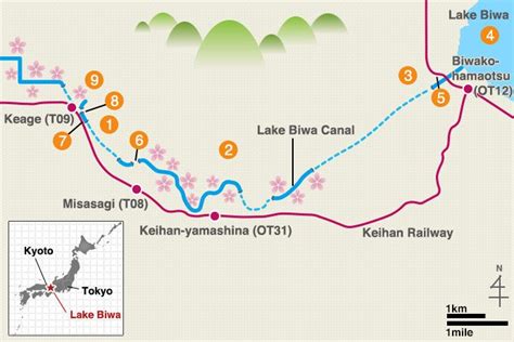 Lake Biwa Map Maps Jcmu Hikone Shiga Ken Kimani S Travels The