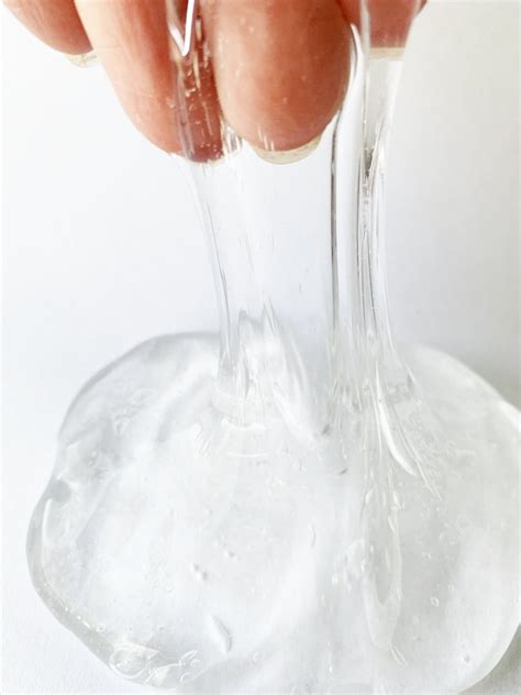 Crystal Clear Slime Unscented Slime Liquid Glass Slime Etsy