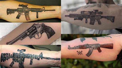 Details More Than 74 Gun Tattoos For Men Vn