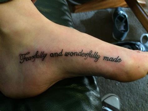 Fearfully And Wonderfully Made Psalm 139 Tattoo Mom Tattoos Tattoo