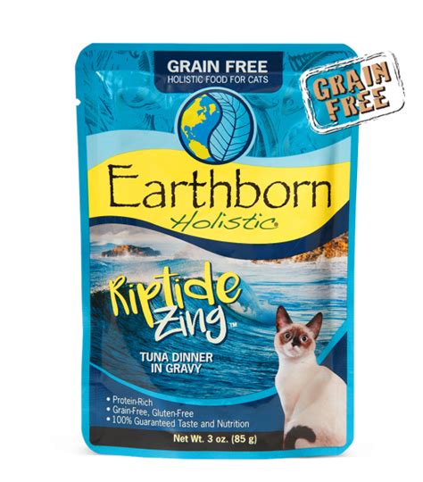 Our goal is to produce delicious, holistic food for your pet and create awareness about our environment, too. Earthborn Holistic Moist Grain Free Gravy Pouch Cat Food ...