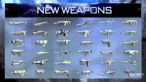 Call Of Duty Ghosts Weapons Youtube