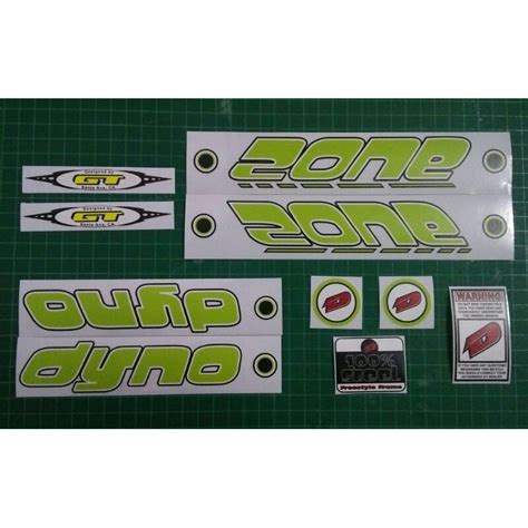 Bmx Dyno Zone Decal Sticker Dyno Zone Bmx Decal Shopee Malaysia