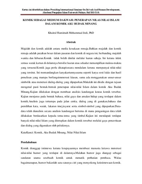 Kata panca dalam bahasa sanskerta berarti lima dalam bahasa indonesia. (PDF) KOMIK SEBAGAI MEDIUM DAKWAH: PENERAPAN NILAI-NILAI ...