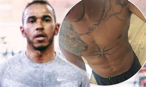 Lewis Hamilton Shows Off The Results Of His Gruelling Gym Sessions Daily Mail Online