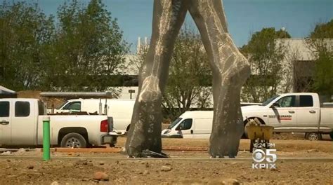 55 Foot Statue Of Nude Woman Spurs Debate On Northern California Tech