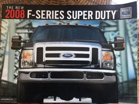 Find 2008 Ford F Series Super Duty Brochure In Springfield Virginia