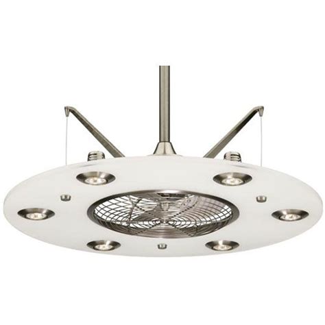 Ceiling fans are a great way to keep the room temperature low during the summer and the electric bills even lower. Cumulos Pewter Ceiling Fan with White Frosted Acrylic Base ...