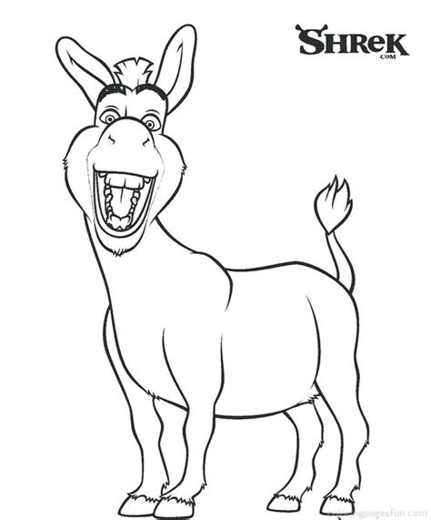 Download or print for free! Shrek Donkey Drawing at GetDrawings | Free download