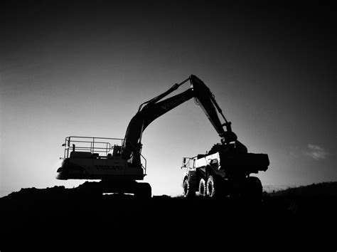 400 Gambar Excavator Hitam Putih HD - Infobaru