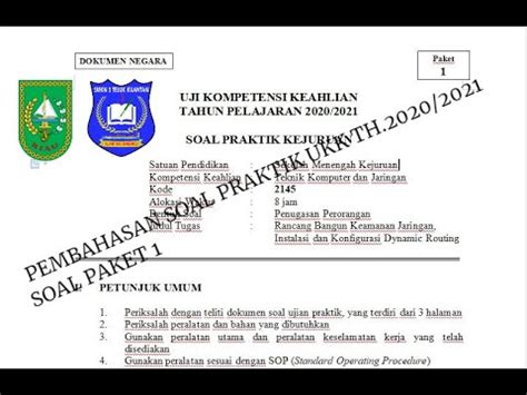 Soal ukk terbaru 2021 paket 2 , pembahasan part 1 ini dari awal sampai transaksi ke 12 untuk 13 sampai selesai di bagian 2. Paket Soal Ukk Smk 2021 - Inti Soal