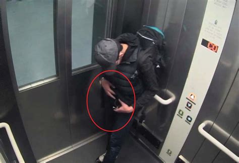 Chilling Cctv Shows Manchester Arena Bomber Salman Abedi Fiddling With Wires In Lift Just An