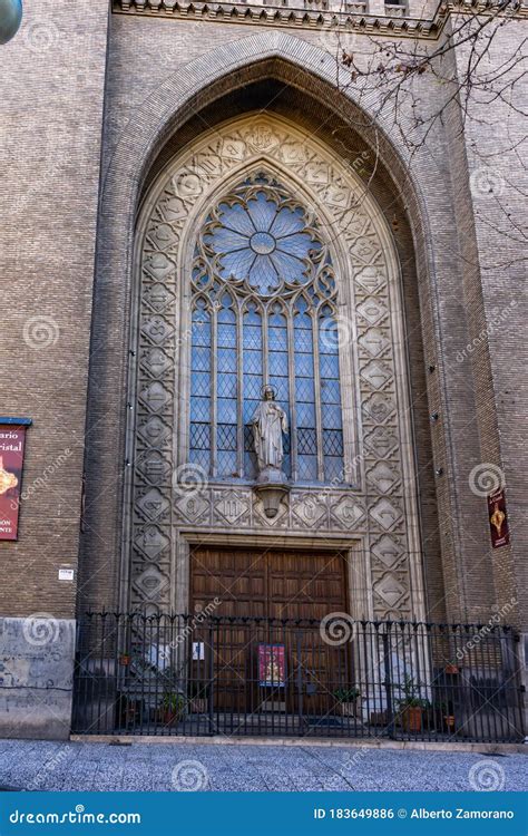 Sagrado Corazon De Jesus Church In Zaragoza Spain Stock Photo Image