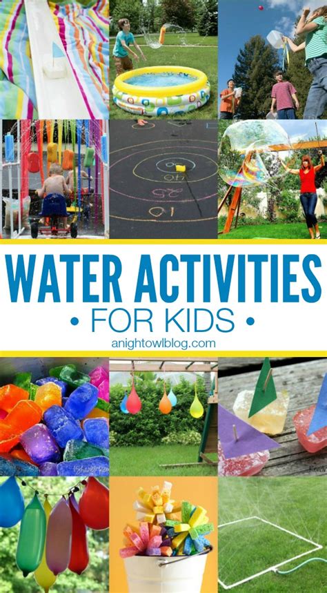 25 Water Activities For Kids A Night Owl Blog