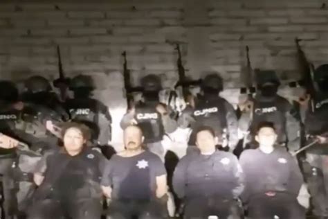 Video Grupo Élite Del Cjng Así Interrogó A Policías Antes De