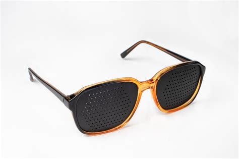premium photo perforated glasses with holes