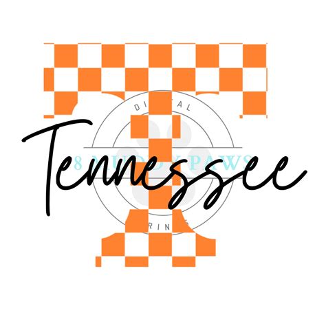 Checkered Tennessee Digital Download Etsy
