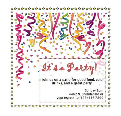 Download 414 bunny invitation free vectors. 50+ Microsoft Invitation Templates - Free Samples ...