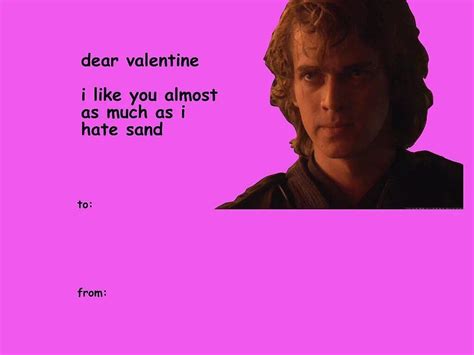 Star Wars Valentines Day Cards Meme Cardqn