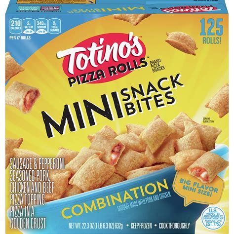 Totinos Pizza Rolls Mini Combination 125 Rolls 223 Oz Bag