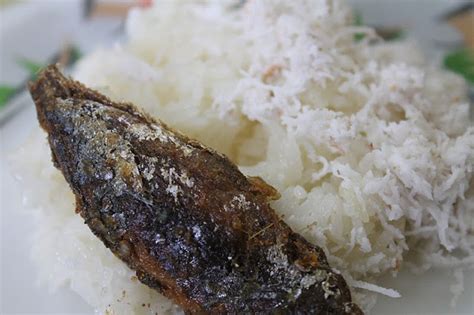 Pulut ikan kering terubuk masin. WARISAN TIMUR: Pulut Kelapa @ Pulut Nyor