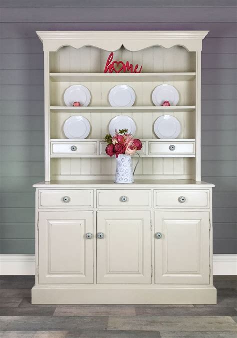Check spelling or type a new query. Solid Pine Cream Farmhouse Welsh Dresser, Kitchen Cupboard ...