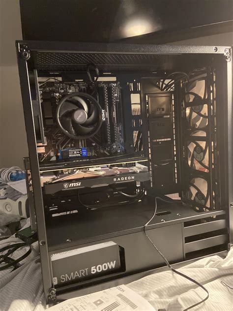 Mid Process Of My Brand New Pc Build Which Was A Huge Upgrade From My