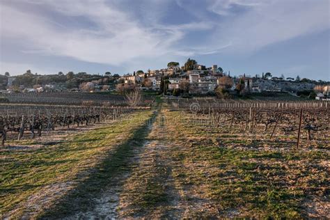 The Provencal Village Of Joucas In The Luberon National Park With