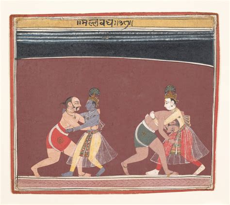 The Met Asian Art On Twitter Krishna And Balarama Fight The Evil