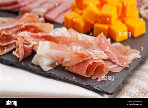 Assorted Cold Cut Platter Stock Photo Alamy