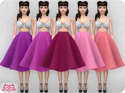 Vintage Basic Skirt 2 By Colores Urbanos At Tsr Sims 4 Updates