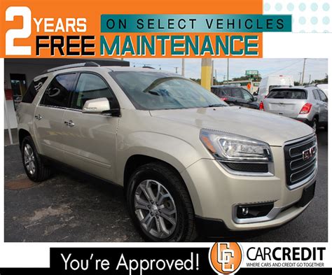 Pre Owned 2016 Gmc Acadia Slt Utility In Tampa 4913g Car Credit Inc