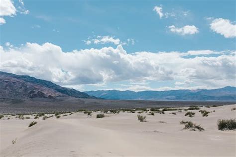 Brown Desert Under The Cloudy Sky · Free Stock Photo