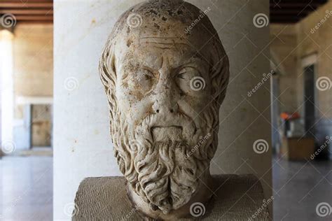 Statue Of The Ancient Greek Historian Herodotus Editorial Stock Photo