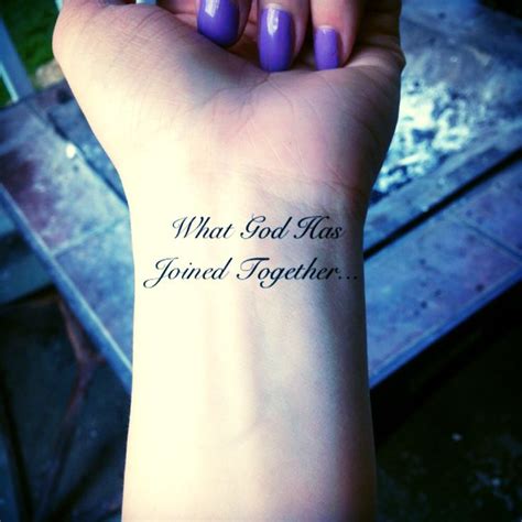 Many couples have a phrase that they repeat to each other again and again. Husband And Wife Tattoo Quotes. QuotesGram