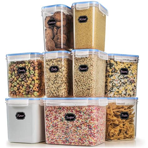 All categories amazon devices amazon fashion amazon global store amazon warehouse appliances automotive parts & accessories baby beauty & personal care books computer 4.3 out of 5 stars 34. Amazon: Set of 9 Cereal Container Food Storage Containers ...