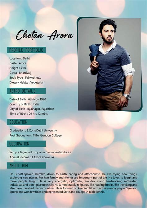 Marriage biodata format for men – Artofit