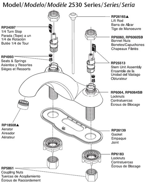 Find quality faucet parts repair online or in store. PlumbingWarehouse.com - Delta Bathroom Faucet Parts For ...