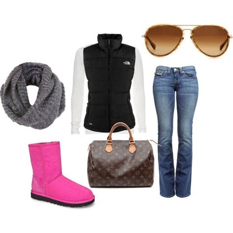 love it all pink uggs louis north face aviators its like all of my favorite things