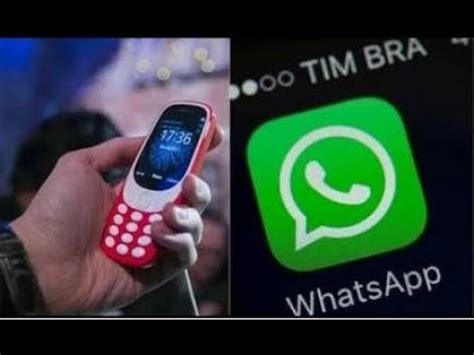 If you have any question then comment us below. Whatsapp can be downloaded for Nokia 3310 OMG!! - YouTube