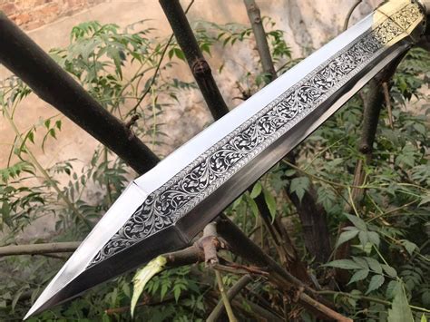 Remarkable Hand Forged Sword Longsword Handmade Chisel Etsy