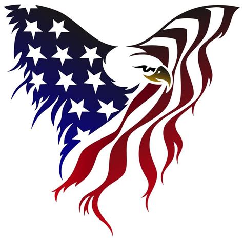 Silhouette American Flag At Getdrawings Free Download