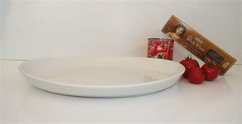 Serving Platter Vintage White Very Large Italian Pasta Mixing
