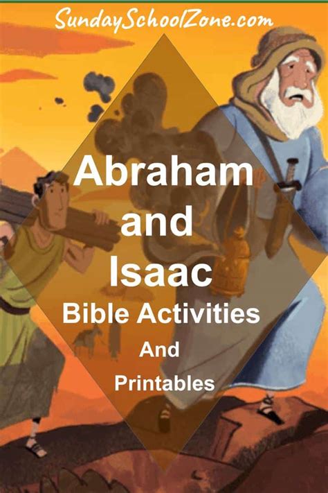 Free Printable Isaac Bible Activities On Sunday School Zone