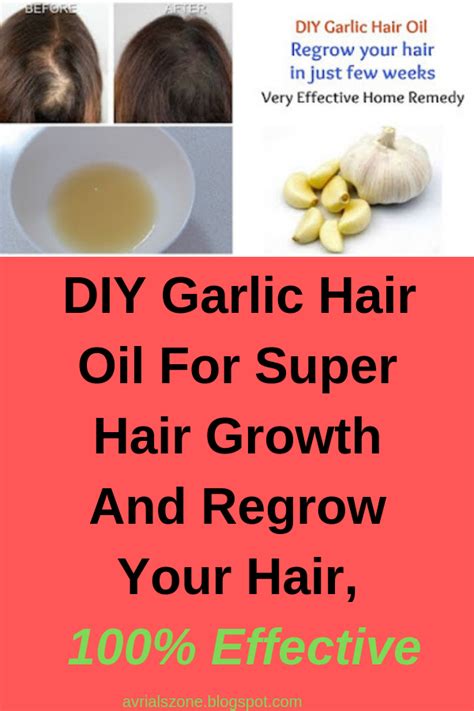 Magical homemade herbal hair oil for extreme hair growth.this homemade herbal hair oil is very effective in preventing hair. Healthy Beauty and Diet: DIY Garlic Hair Oil For Super ...