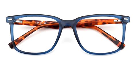 Dawn Rectangle Eyeglasses In Blue Sllac