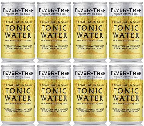 Fever Tree Premium Indian Tonic Water In Cans 8 X 150 Ml Buy Online