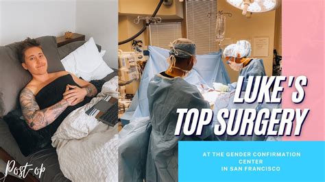 Lukes Top Surgery In San Francisco Part 2 Post Op Ftm Transgender