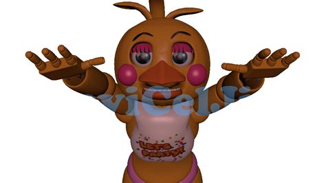 I Made A Jumpscare From My Toy Chica Model Fivenightsatfreddys