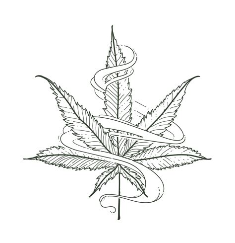 Sketch Weed Drawing Ideas 420 Drawing At Getdrawings Free Download